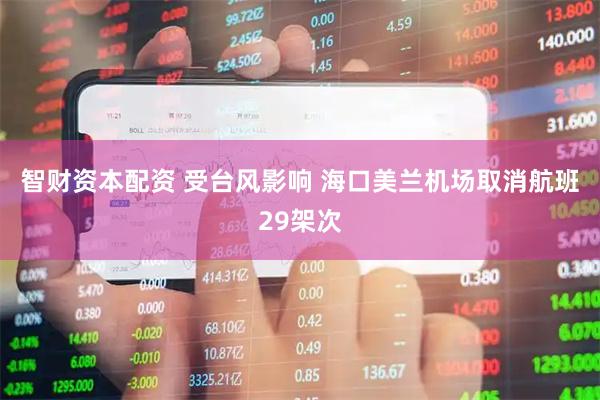 智财资本配资 受台风影响 海口美兰机场取消航班29架次