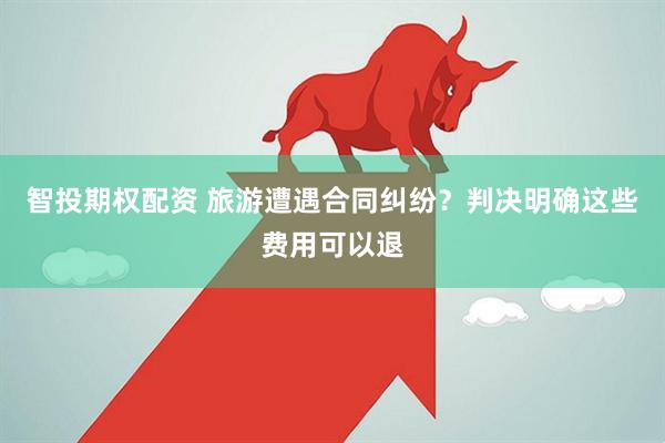 智投期权配资 旅游遭遇合同纠纷？判决明确这些费用可以退